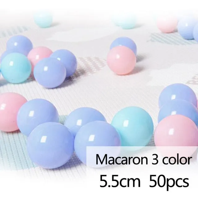 200PCS/lot Eco-Friendly Funny Toy Ocean Balls Colorful Soft Plastic Wave Ball Water Pool Bouncy Ball Outdoor Baby Swim Pit Toys