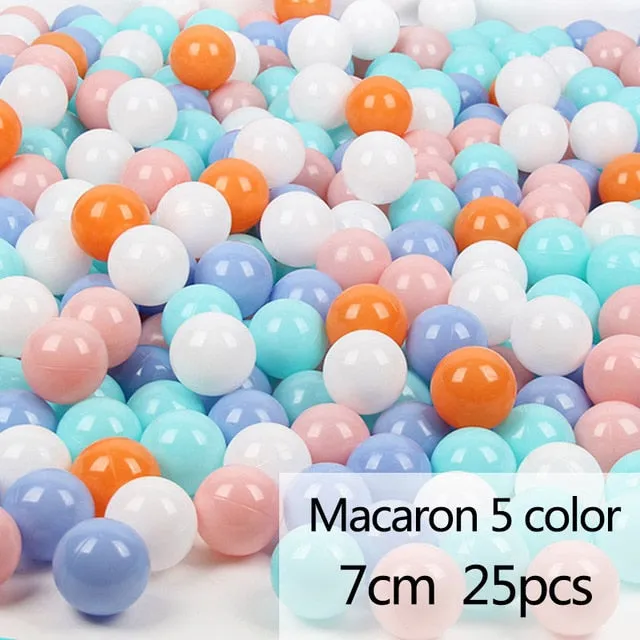 200PCS/lot Eco-Friendly Funny Toy Ocean Balls Colorful Soft Plastic Wave Ball Water Pool Bouncy Ball Outdoor Baby Swim Pit Toys