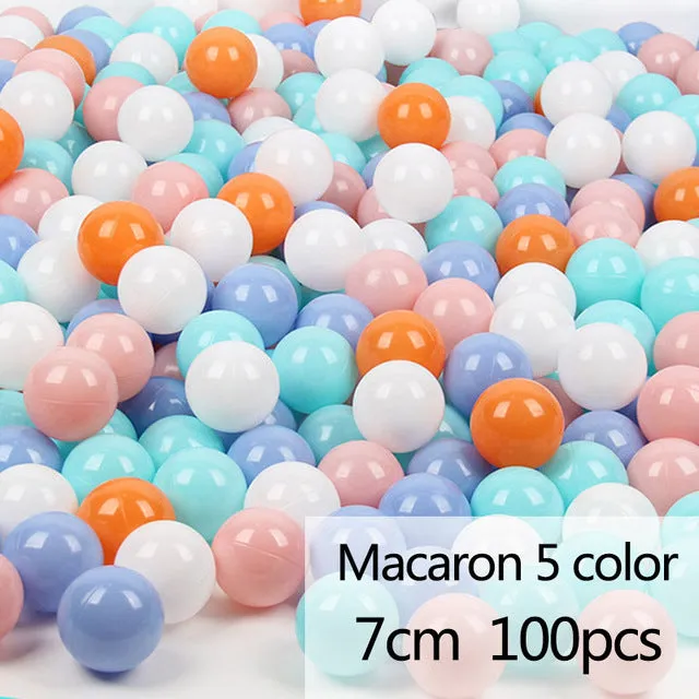 200PCS/lot Eco-Friendly Funny Toy Ocean Balls Colorful Soft Plastic Wave Ball Water Pool Bouncy Ball Outdoor Baby Swim Pit Toys