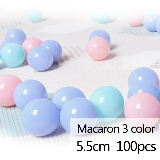 200PCS/lot Eco-Friendly Funny Toy Ocean Balls Colorful Soft Plastic Wave Ball Water Pool Bouncy Ball Outdoor Baby Swim Pit Toys