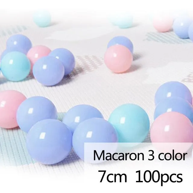 200PCS/lot Eco-Friendly Funny Toy Ocean Balls Colorful Soft Plastic Wave Ball Water Pool Bouncy Ball Outdoor Baby Swim Pit Toys