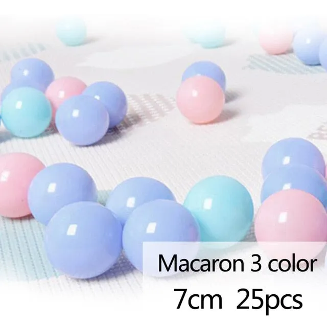 200PCS/lot Eco-Friendly Funny Toy Ocean Balls Colorful Soft Plastic Wave Ball Water Pool Bouncy Ball Outdoor Baby Swim Pit Toys