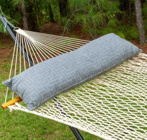 52" Long Hammock Pillow - Sunbrella® Create Smoke