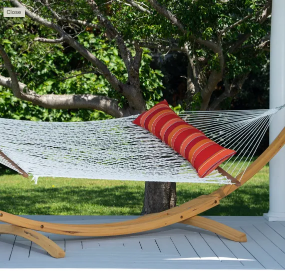 52" Long Hammock Pillow - Sunbrella® Expand Tamale