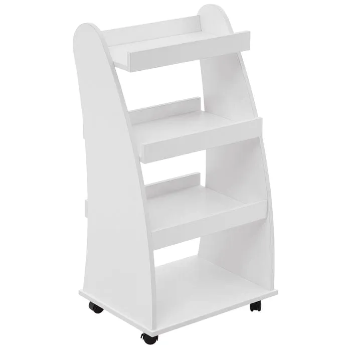 Alex 4-Tier Salon Rolling Utility Cart