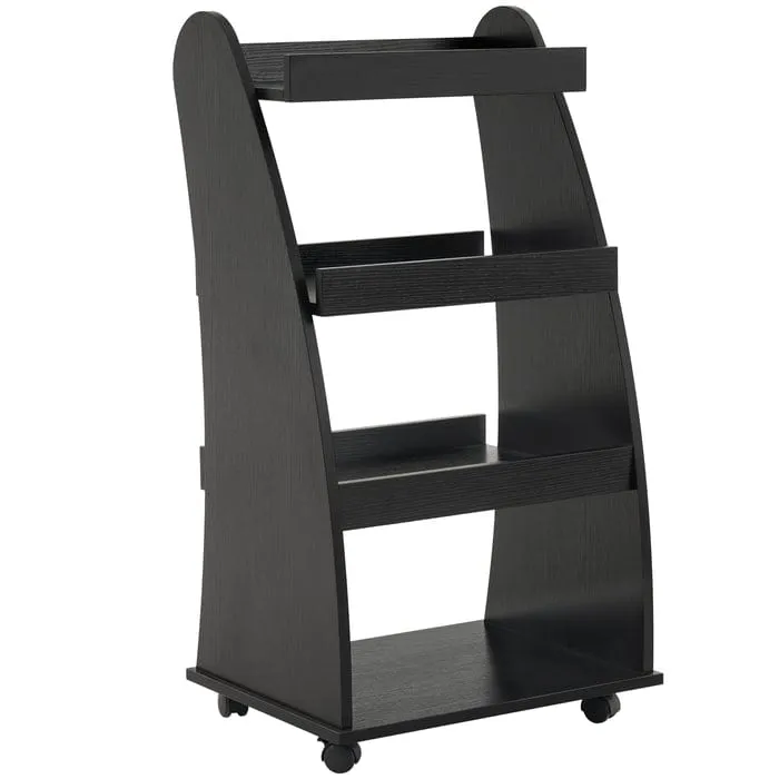 Alex 4-Tier Salon Rolling Utility Cart