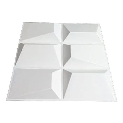 Art3d Decorative PVC Wall Panels, 32 Square Feet, 3D Rectangle