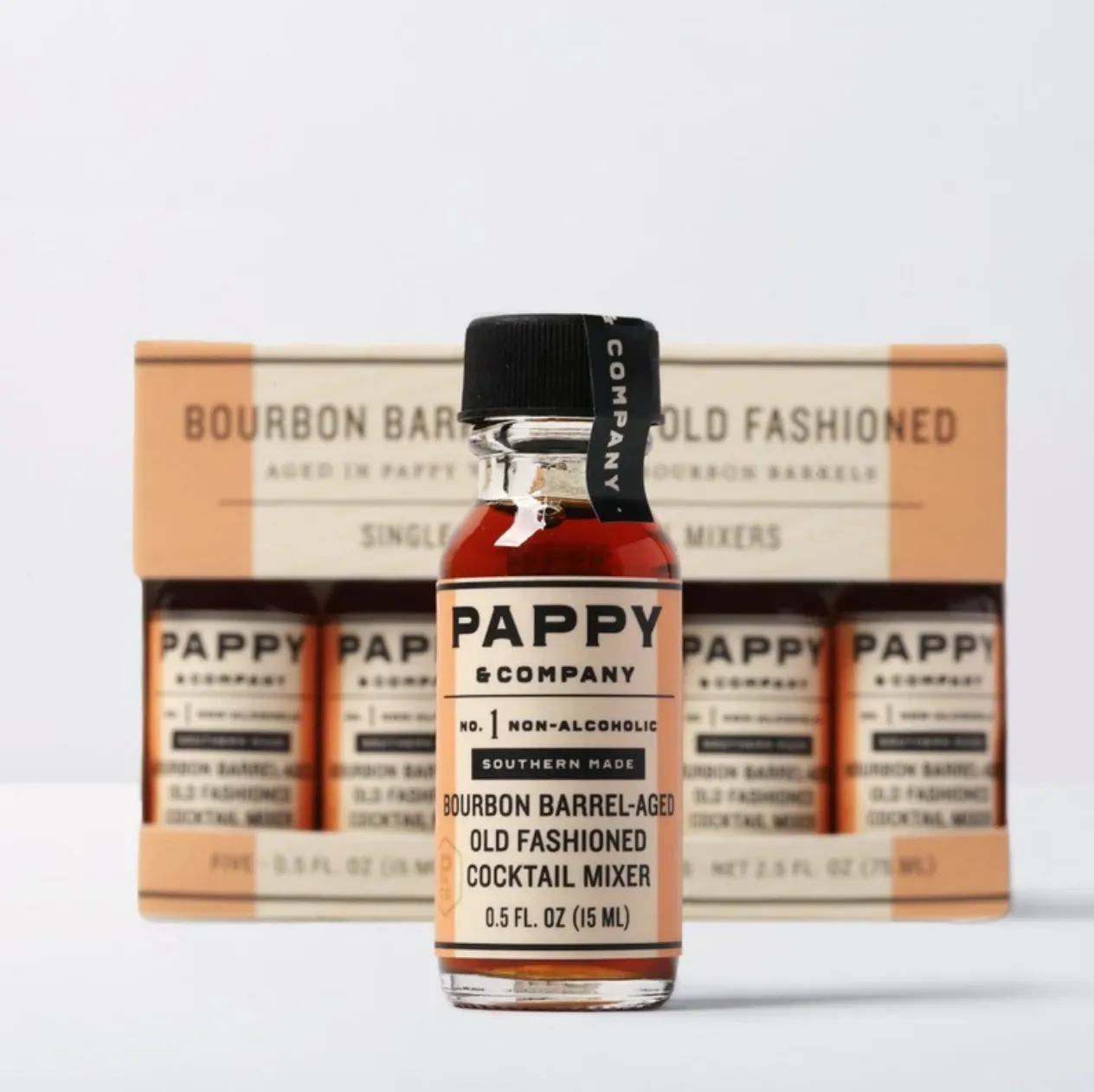 Bourbon Barrel Aged Old Fashioned Mix: Single Serve 5-pack