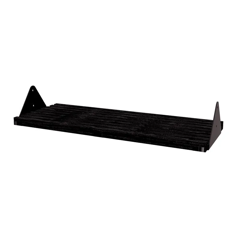 Branch Slatted Shelf with Brackets