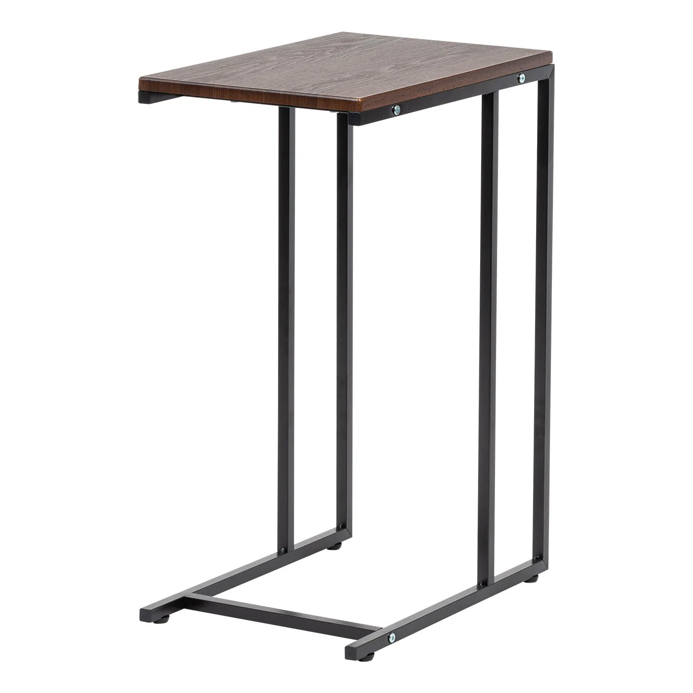 C-Shaped Side Table, Large, Brown