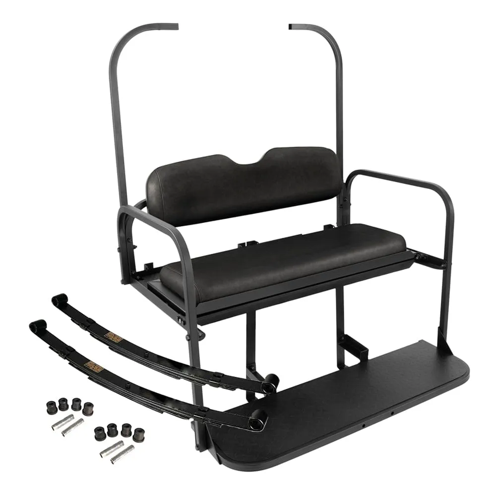 Club Car DS Golf Cart Rear Flip Seat Kit (1982-2000.5) | Gusto™