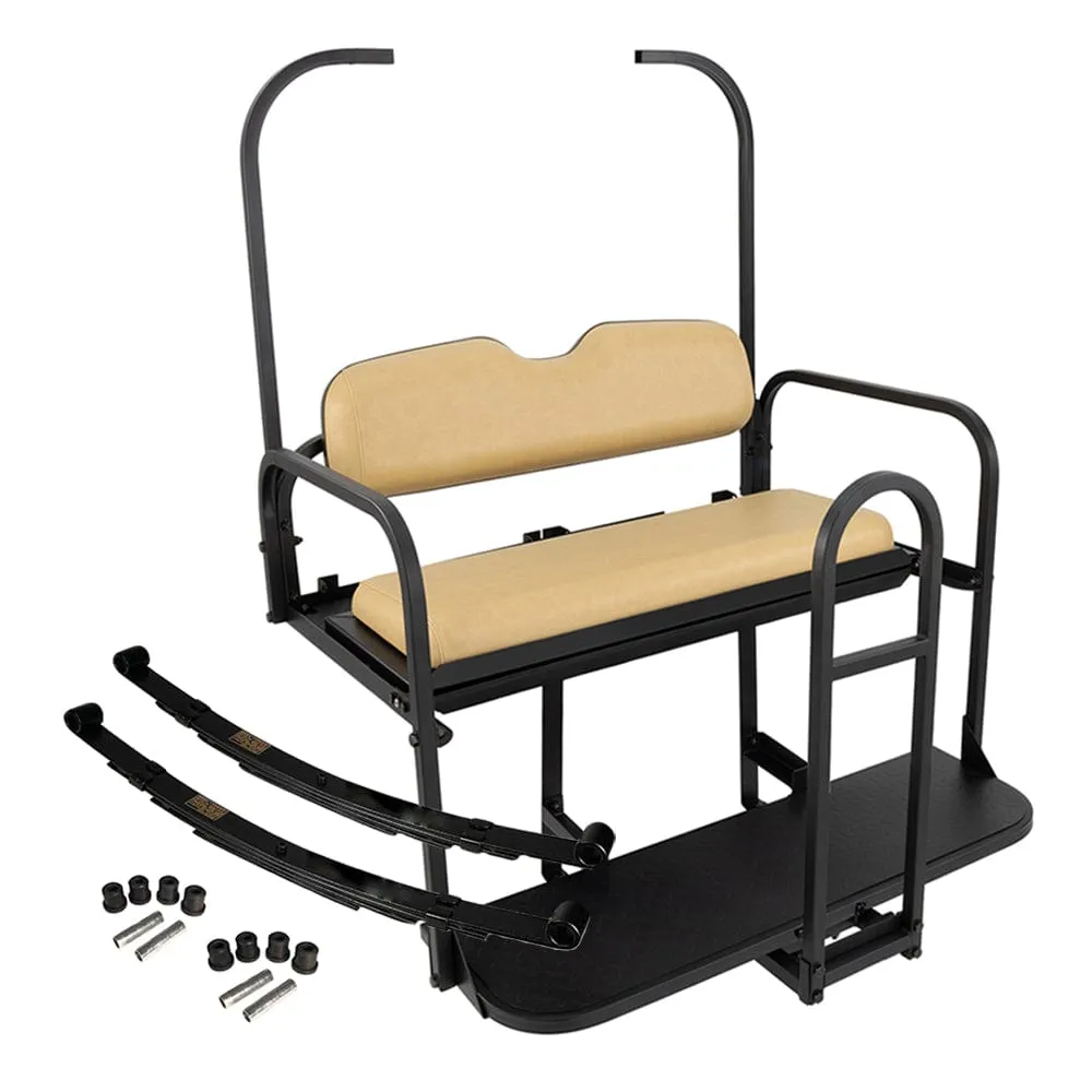 Club Car DS Golf Cart Rear Flip Seat Kit (1982-2000.5) | Gusto™