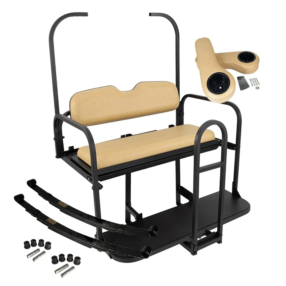 Club Car DS Golf Cart Rear Flip Seat Kit (1982-2000.5) | Gusto™