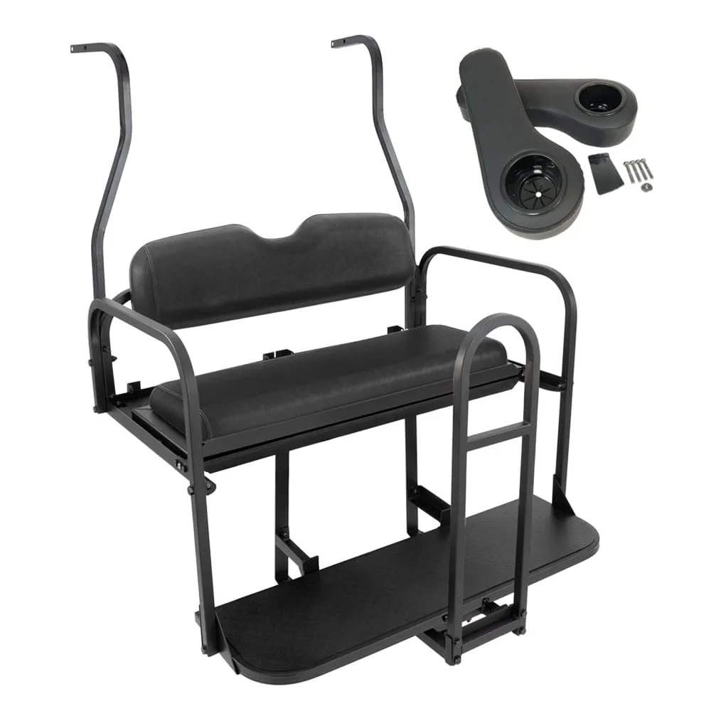 Club Car DS Golf Cart Rear Flip Seat Kit (2000.5 -2008) | Gusto®