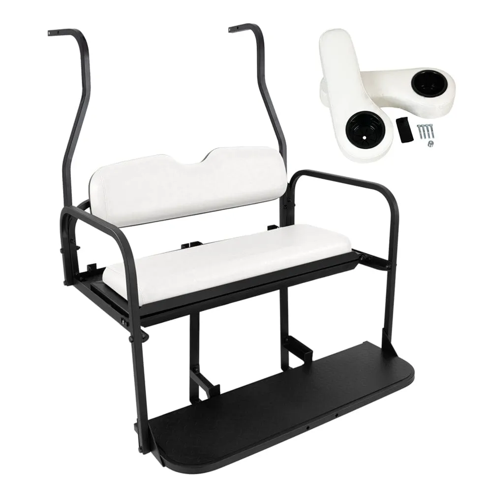 Club Car DS Golf Cart Rear Flip Seat Kit (2000.5 -2008) | Gusto®