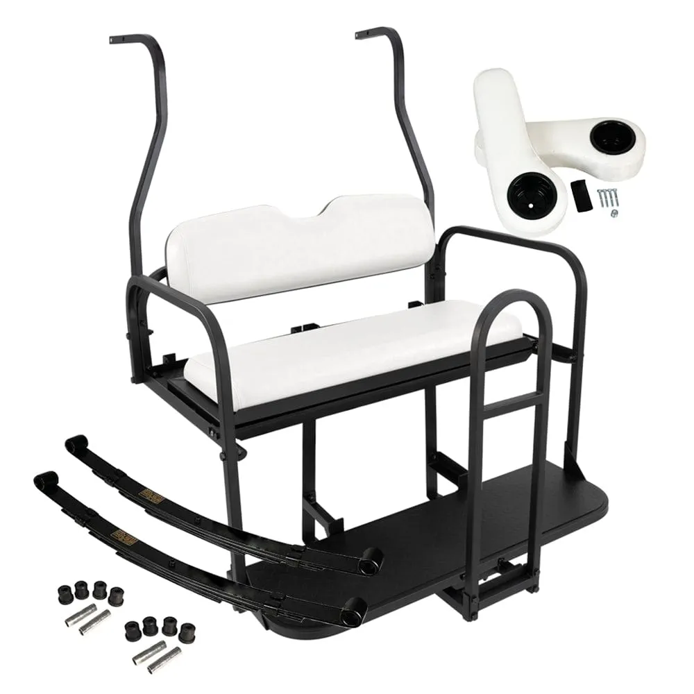 Club Car DS Golf Cart Rear Flip Seat Kit (2000.5 -2008) | Gusto®