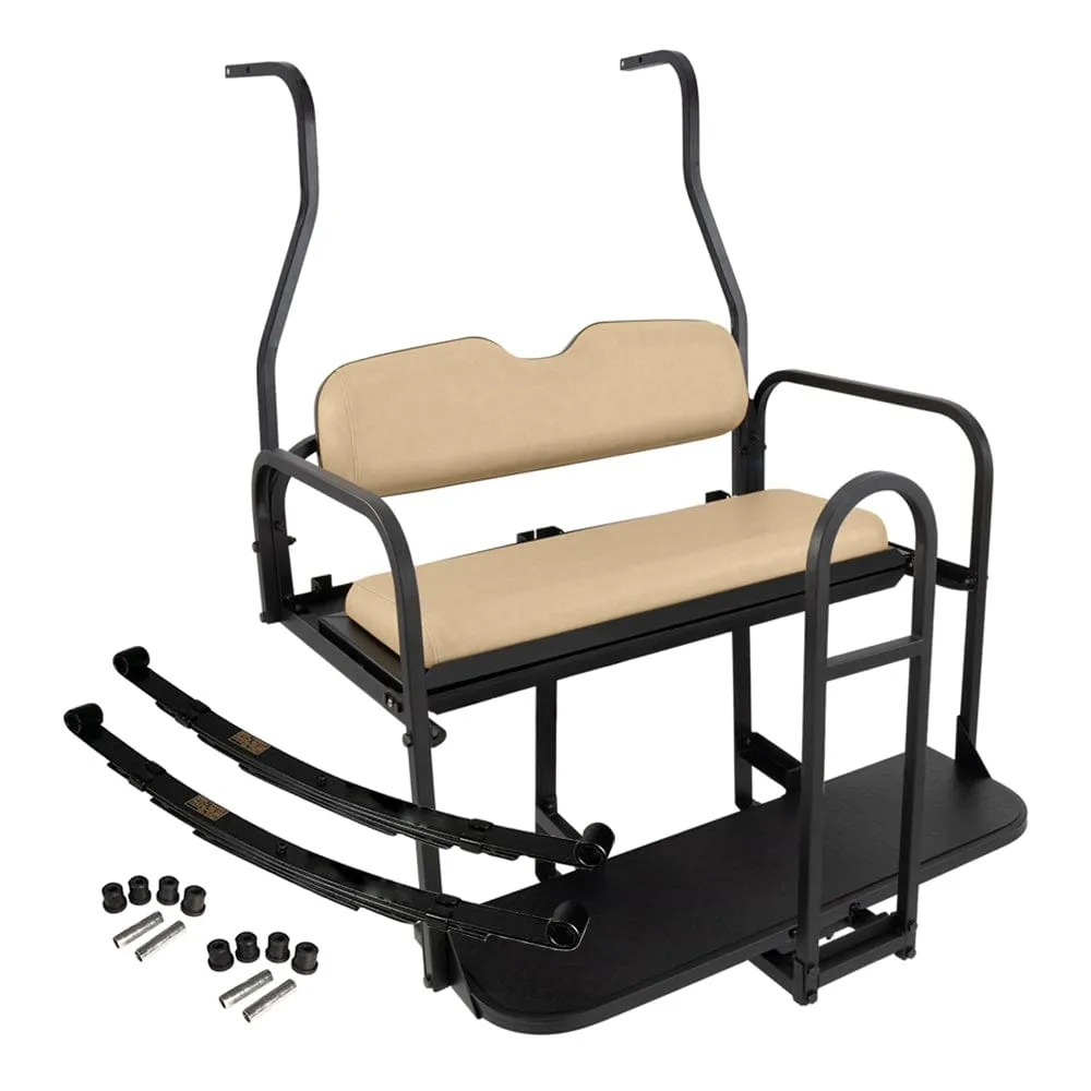 Club Car DS Golf Cart Rear Flip Seat Kit (2000.5 -2008) | Gusto®