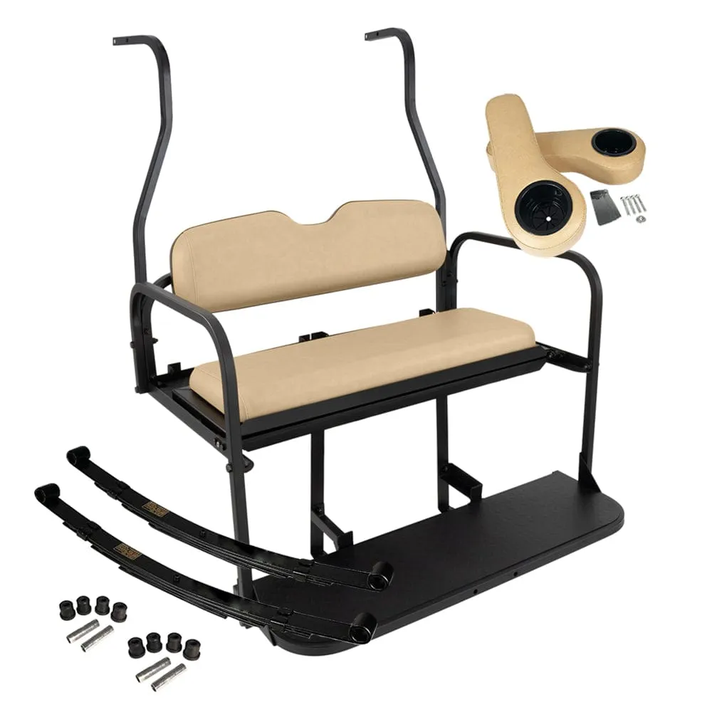 Club Car DS Golf Cart Rear Flip Seat Kit (2000.5 -2008) | Gusto®