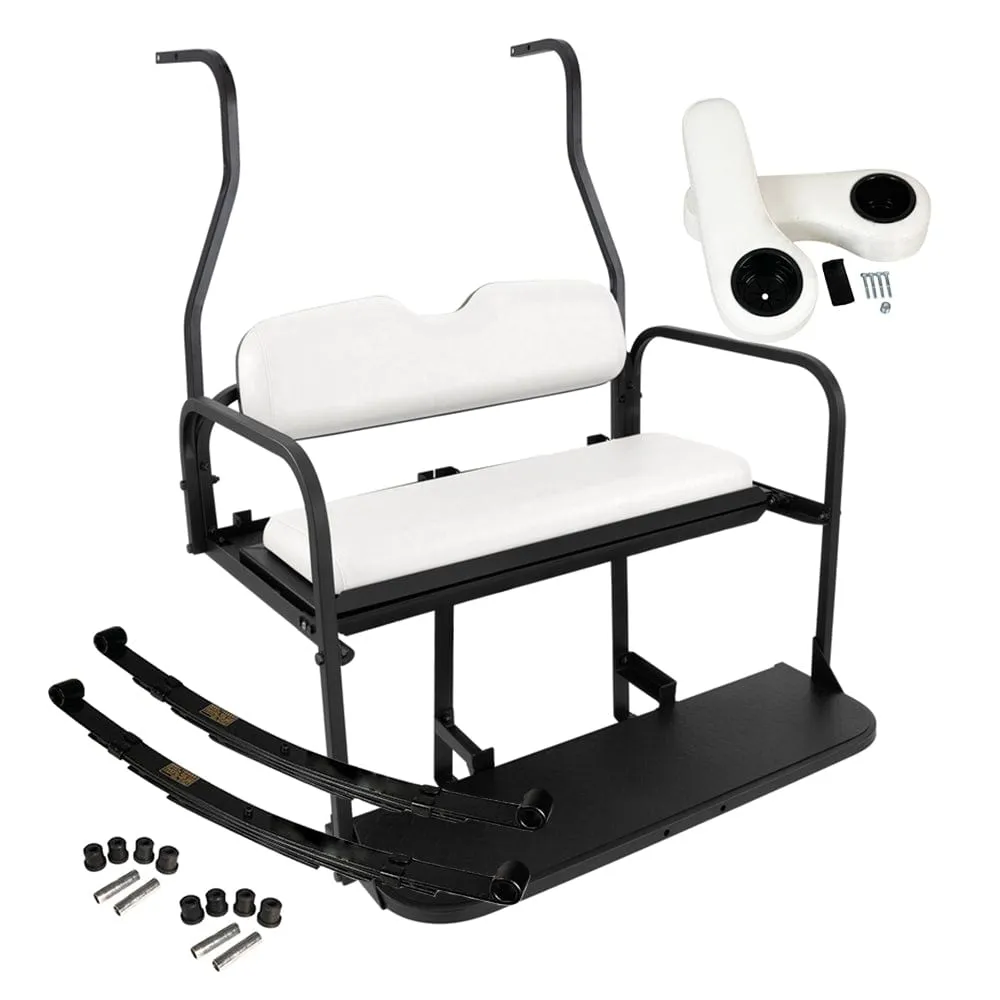 Club Car DS Golf Cart Rear Flip Seat Kit (2000.5 -2008) | Gusto®