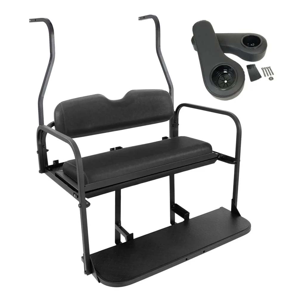 Club Car DS Golf Cart Rear Flip Seat Kit (2000.5 -2008) | Gusto®