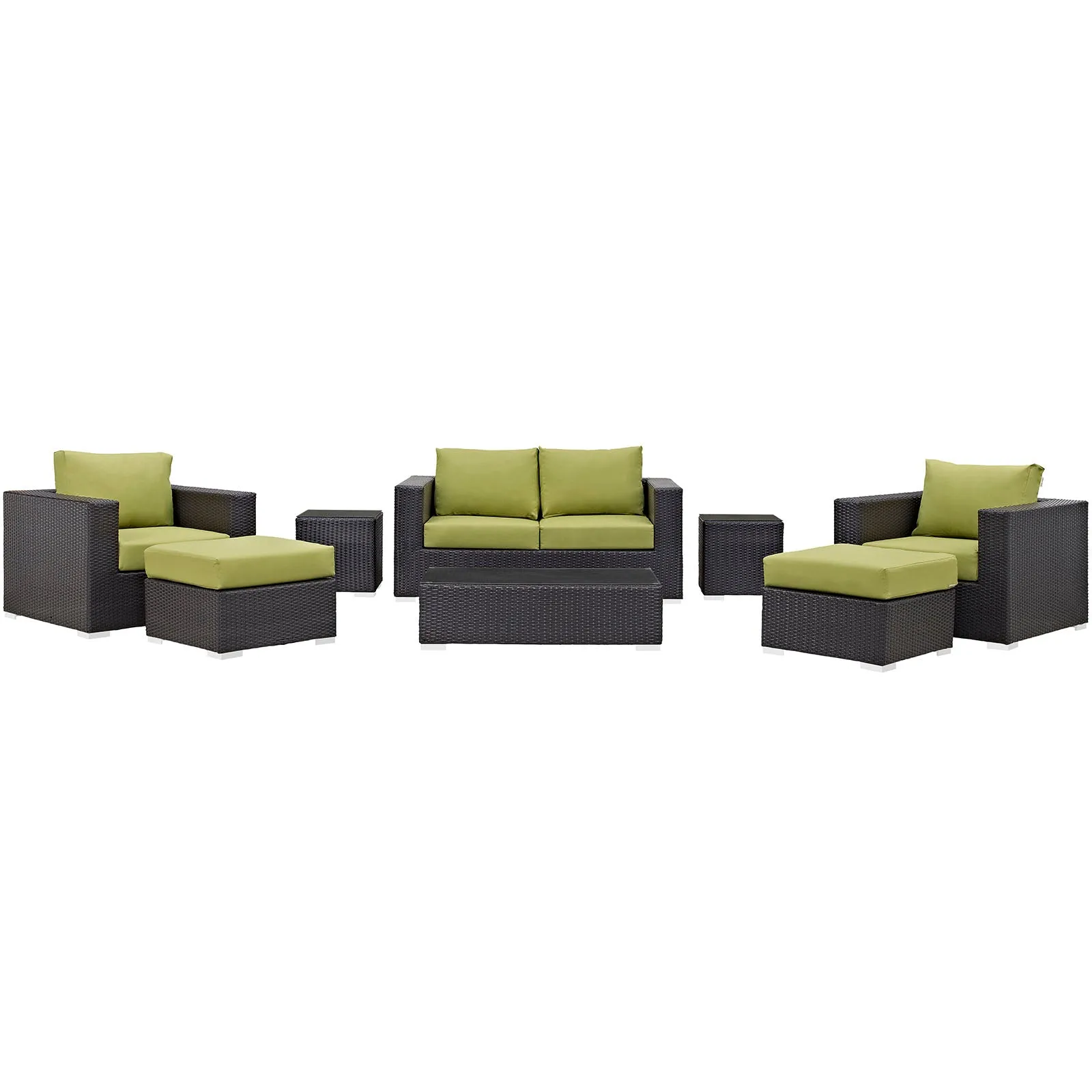 Convene 8 Piece Outdoor Patio Sofa Set