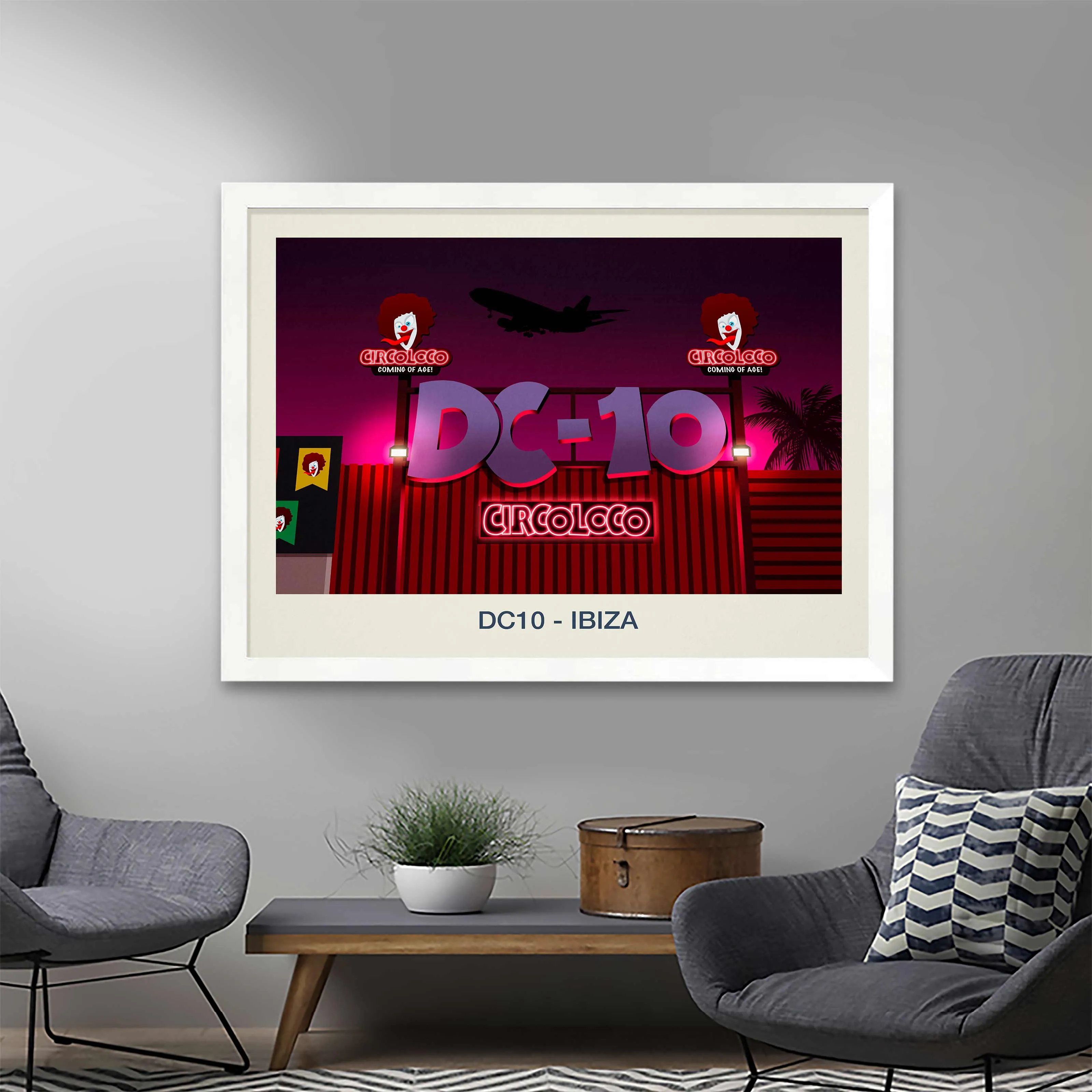 DC10 NIGHTCLUB POSTER