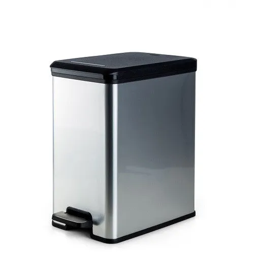 Deco Slim Pedal Bin 25L Metallic