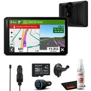 Garmin - DriveCam 76 7" GPS Navigator - Black with 6Ave Travel Bundle