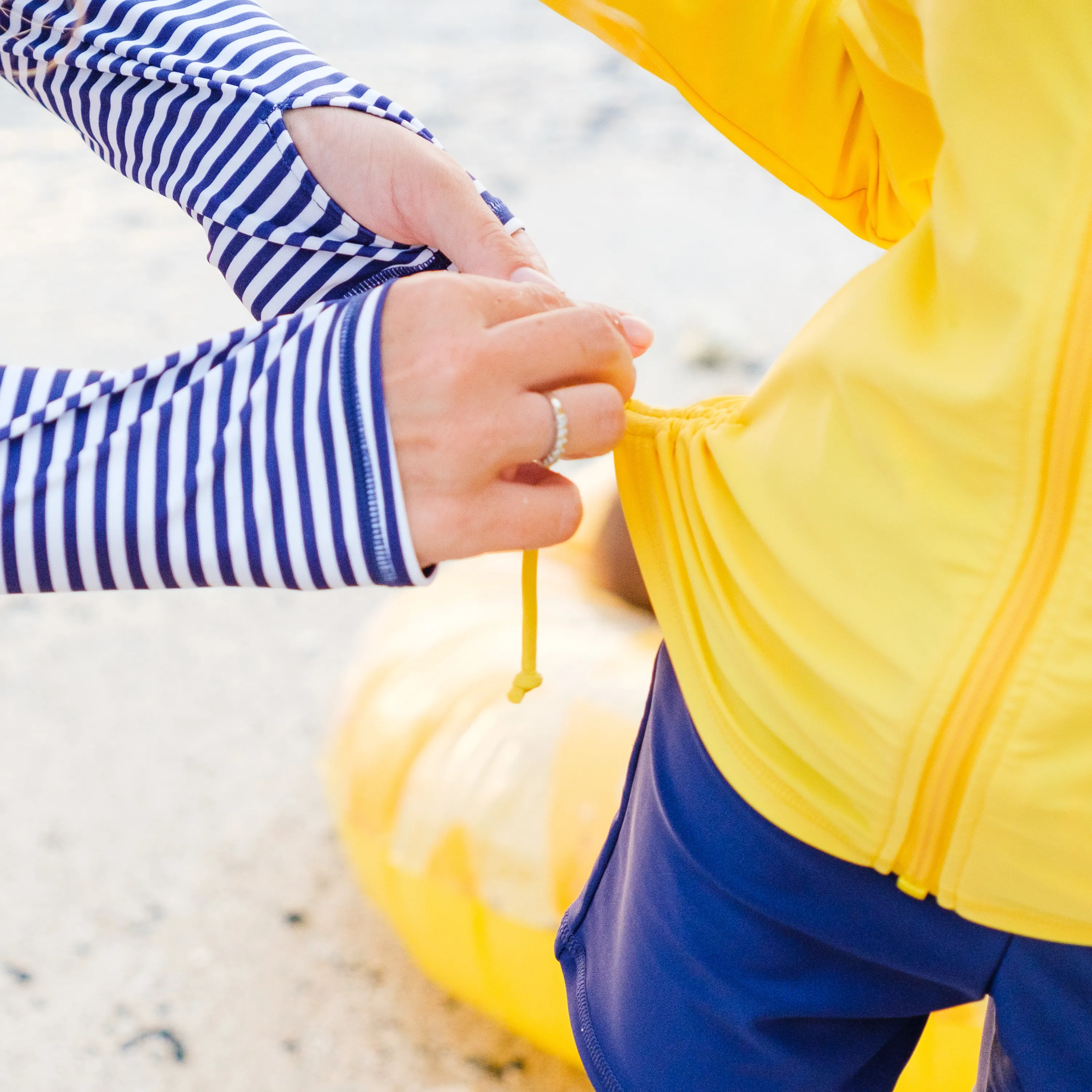 Girls Long Sleeve Rash Guard   Tankini Shorts Set (3 Piece) | "Mediterranean Lemons"