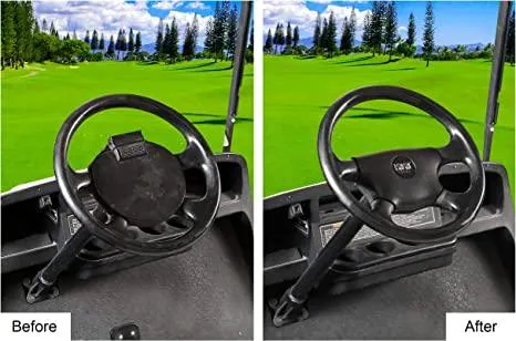 Golf Cart Steering Wheel Cover High Quality Anti-Slip Silicone for EZ GO - 10L0L