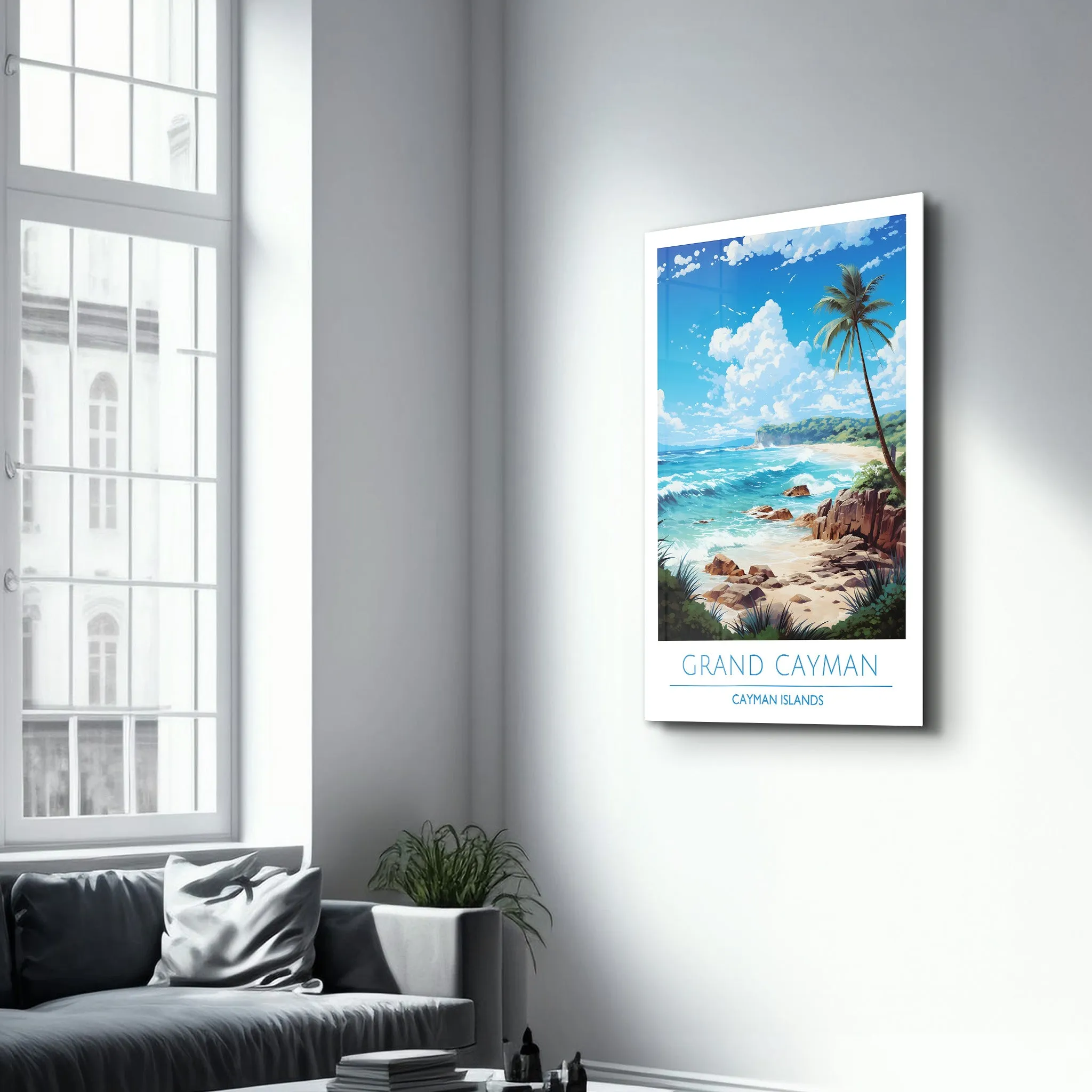 Grand Cayman Cayman Islands-Travel Posters | Glass Wall Art