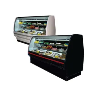 Howard McCray (CBS40E-C) Curved Bakery Case with Glass Doors, Available Lengths: 4', 6', and 8'