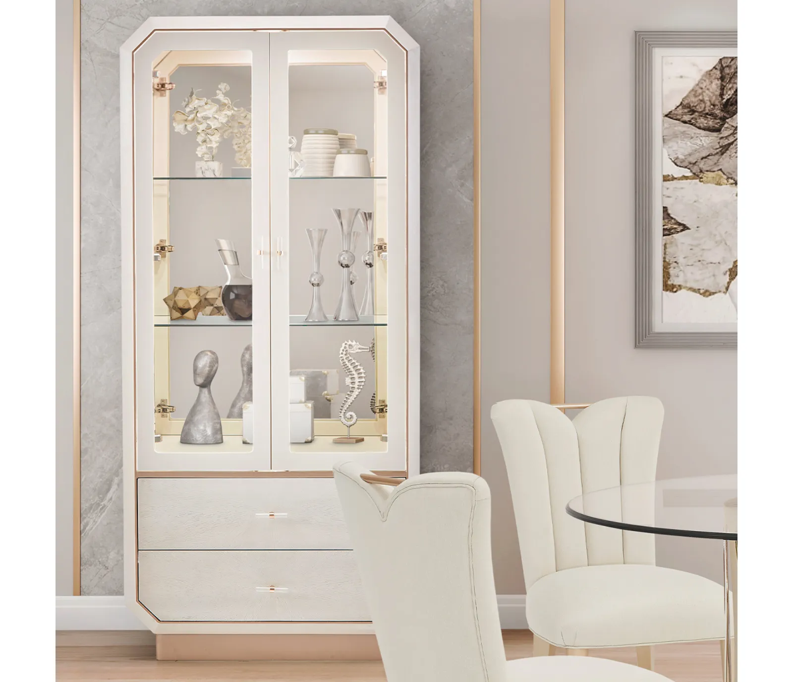 La Rachelle Display Cabinet