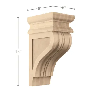 Large Corbel, 6''w x 14''h x 8d