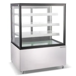 Marchia MBT36-ST 36" Straight Glass Refrigerated Bakery Display Case