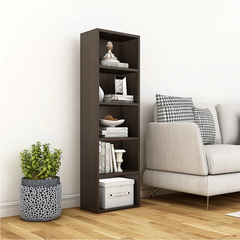 Matrix Bookcase Home Decor | Storage Shelves | Kids Book Rack | Storage Racks for Home Shelfs (5-Tier, Classic Wenge)