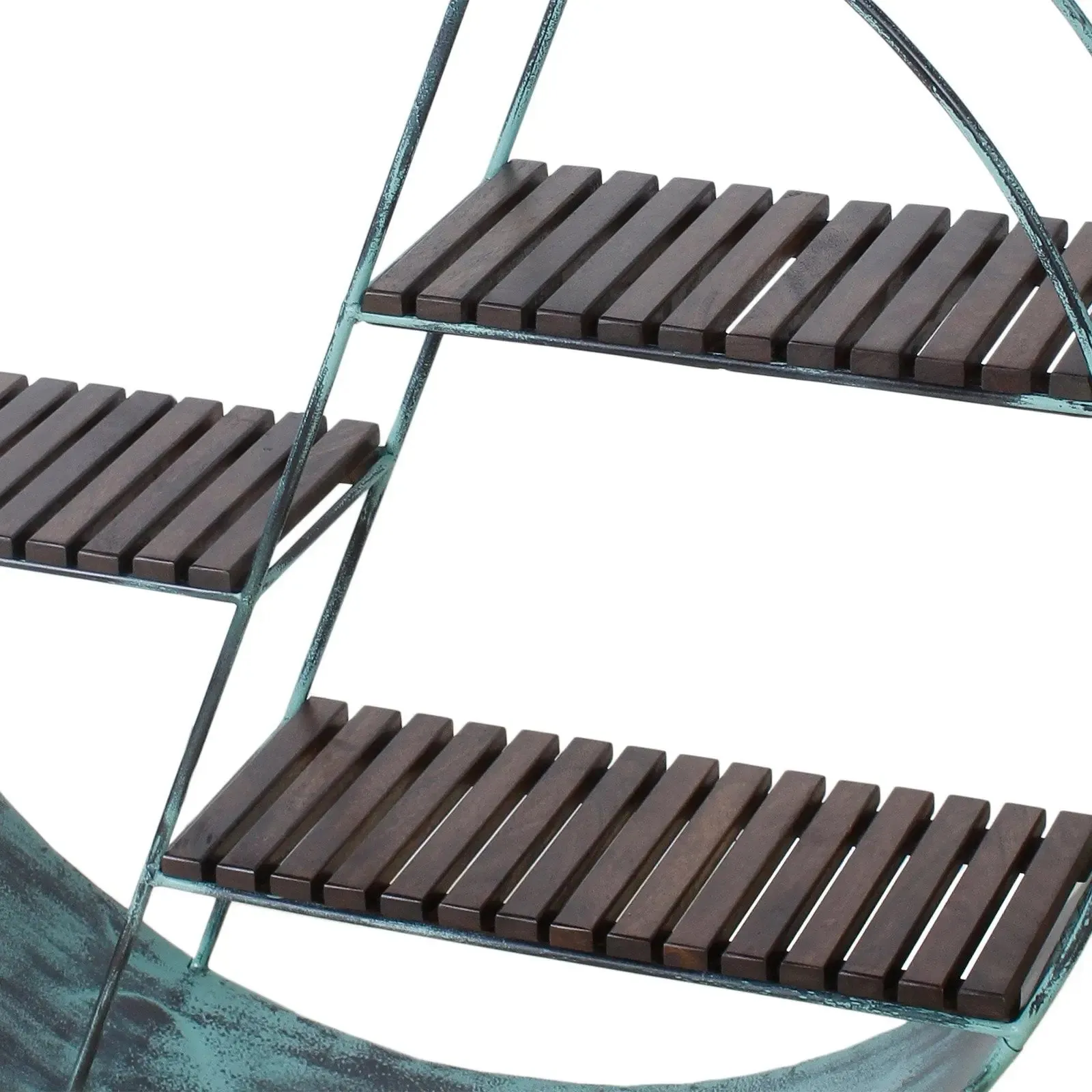 Metal Aqua Floor Shelf