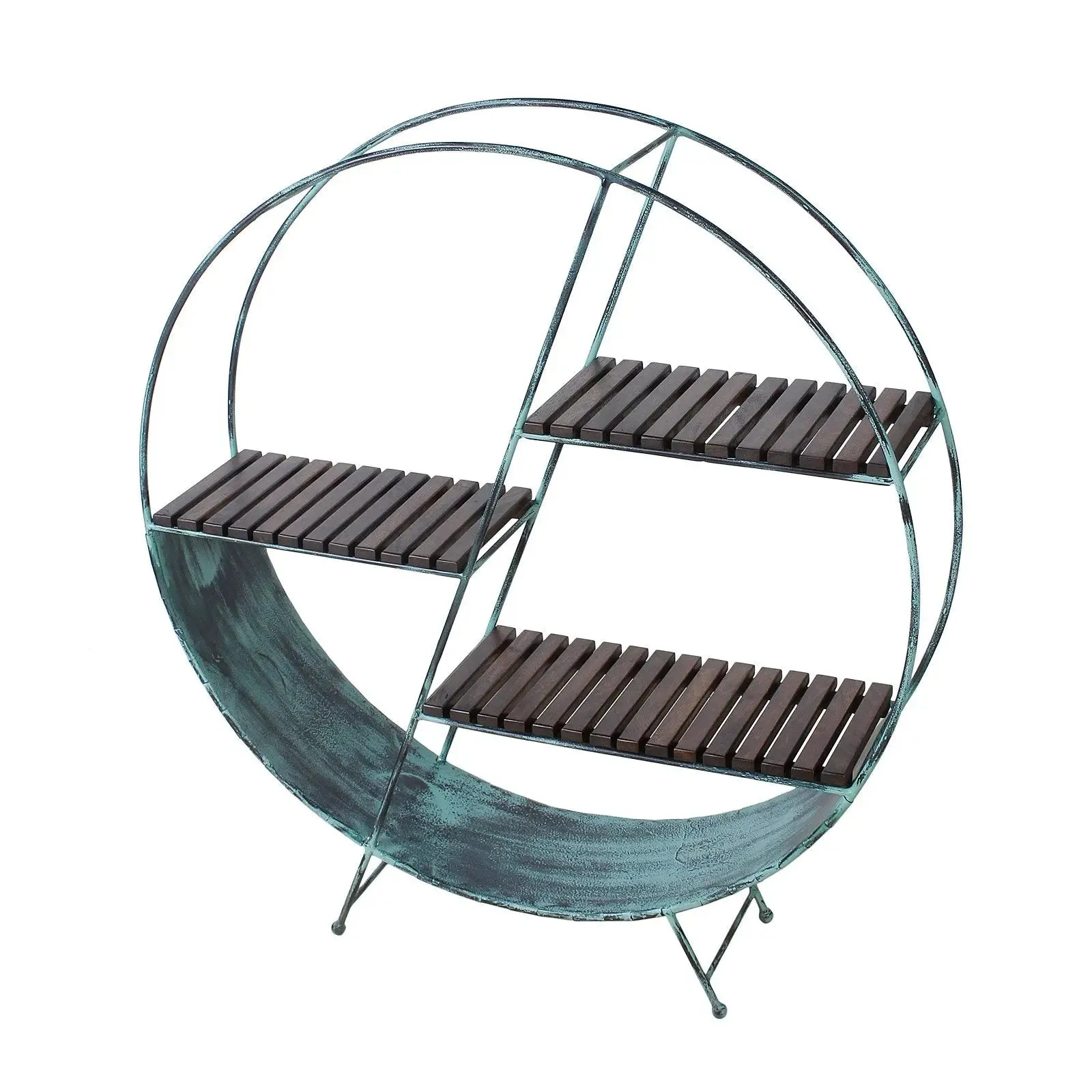 Metal Aqua Floor Shelf