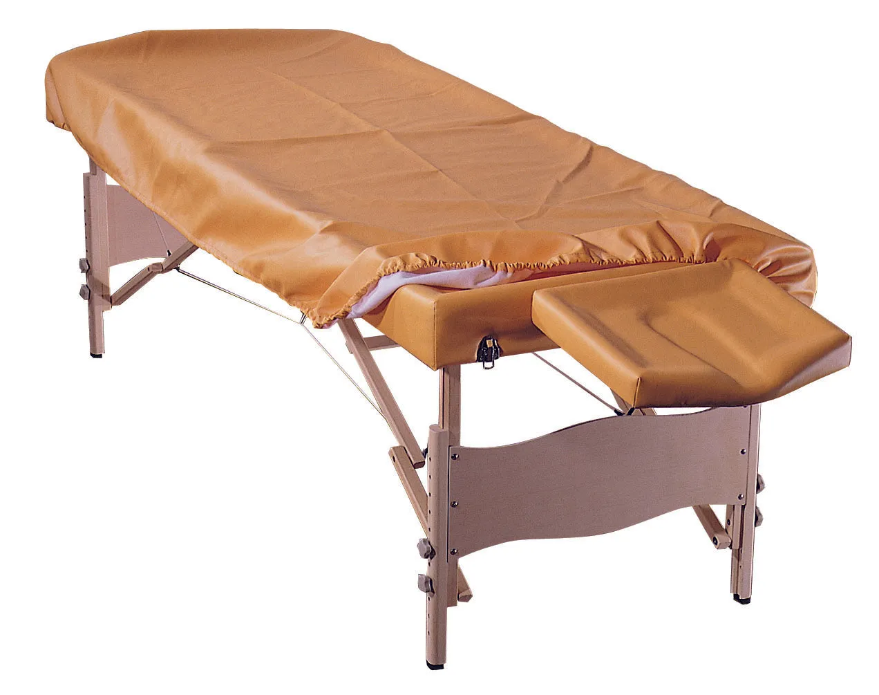 OIL-PROOF PROTECTIVE VINYL TABLE COVER FOR AYURVEDIC OIL TREATMENTS