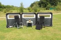 Outdoor Revolution Oxygen PRO Air beam windbreak 3 panel set  with easy inflate system high quality