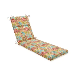 Outdoor/Indoor Corinthian Dapple Chaise Lounge Cushion