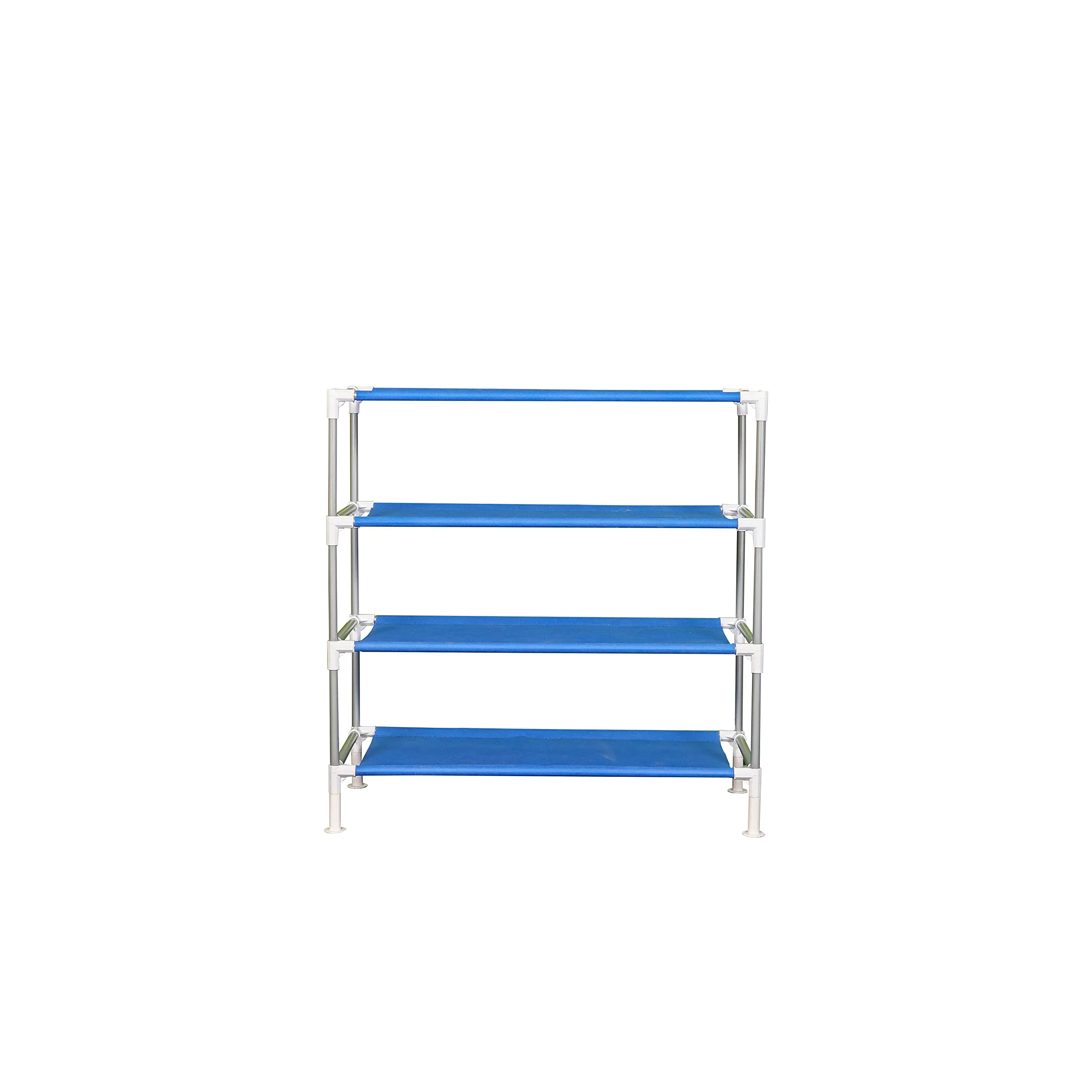 PARASNATH Utility 3-4 Shoe Rack (Blue Colour) Mild Steel Shoe Rack Shoe Rack/Shelve Shoe Stand - Made in India