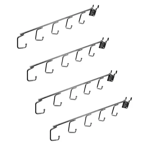 Pegboard Chrome 4 Hook  Waterfall