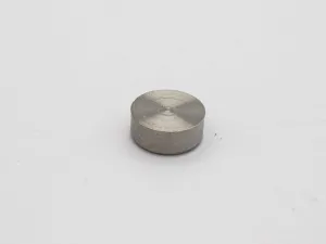 RAB Mirror Cap Stainless Steel Round Mirror Cap (Code:- Mirror Cap, Size:- 12MM, Finish- Matt, Package Content:- Pack of 10 PCS)