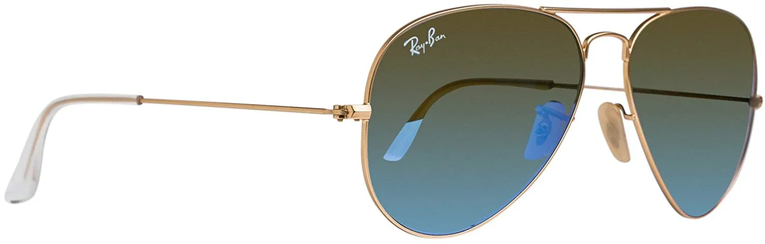 Ray-Ban Unisex RB3025 Aviator Polarized Sunglasses 55mm