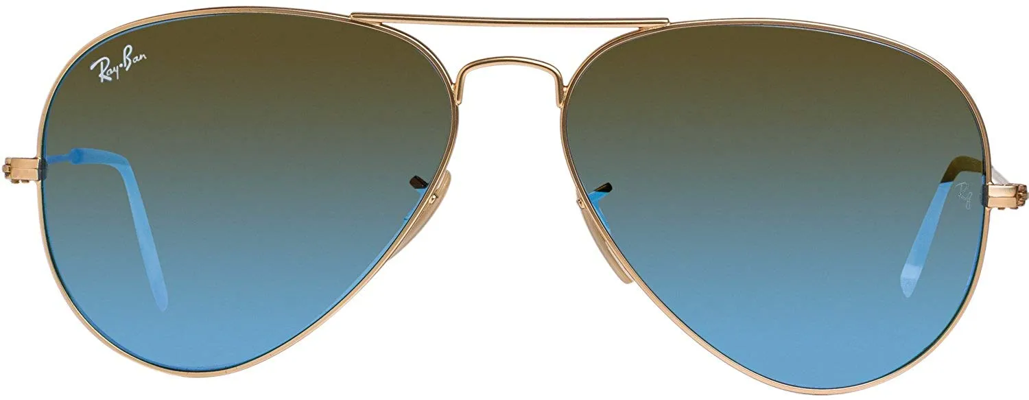 Ray-Ban Unisex RB3025 Aviator Polarized Sunglasses 55mm