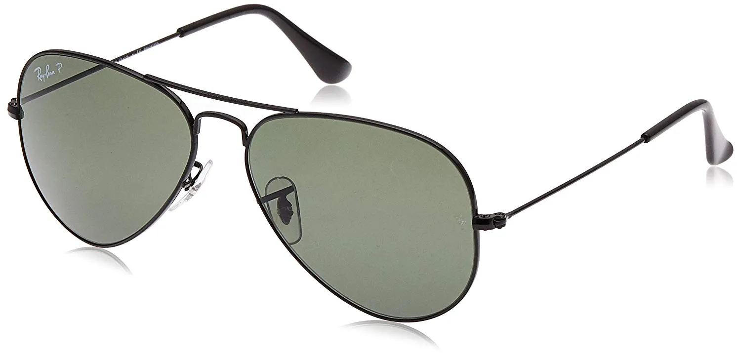 Ray-Ban Unisex RB3025 Aviator Polarized Sunglasses 55mm