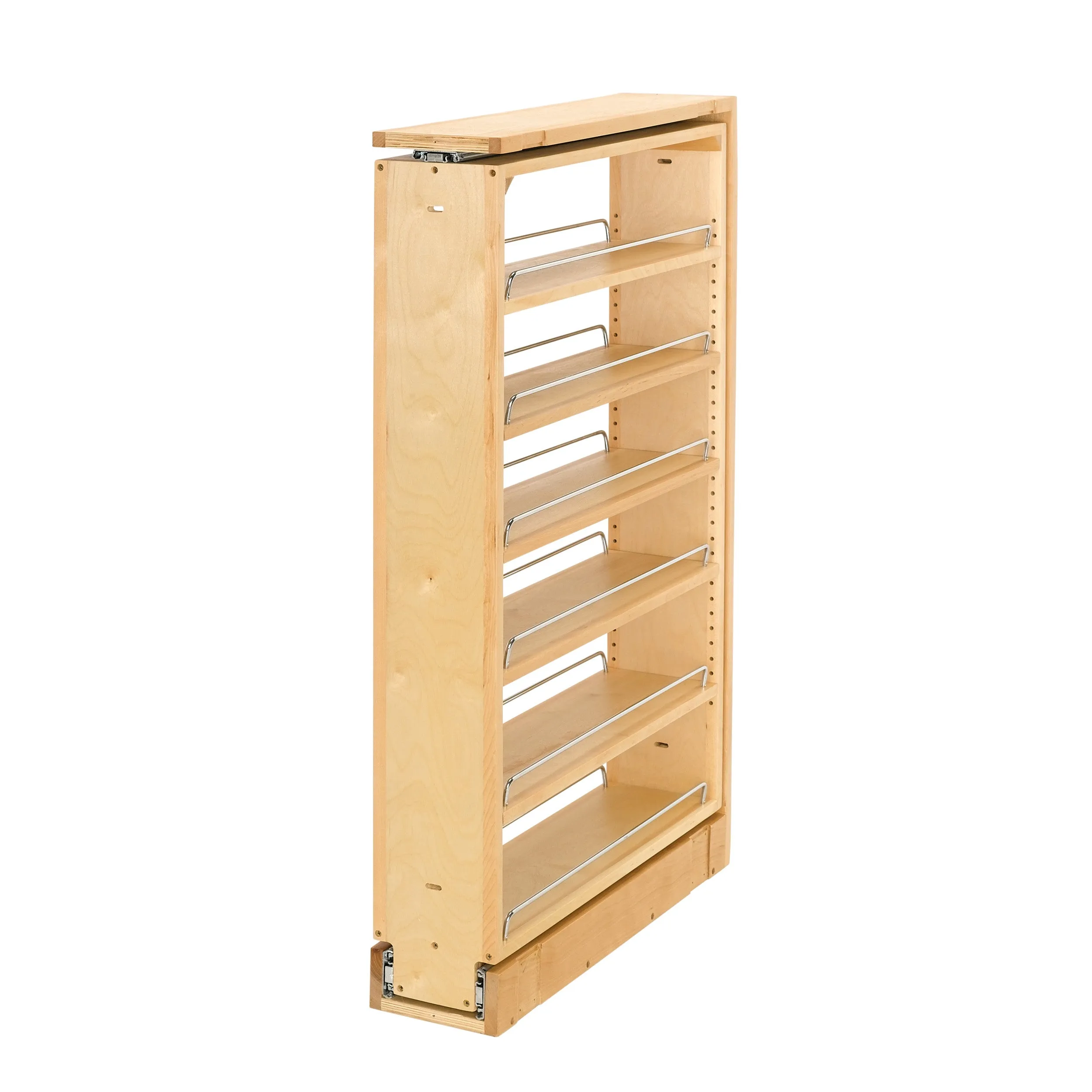 Rev-A-Shelf / 432-TF39-6C / Wood Tall Filler Pull Out Organizer for New Kitchen Applications