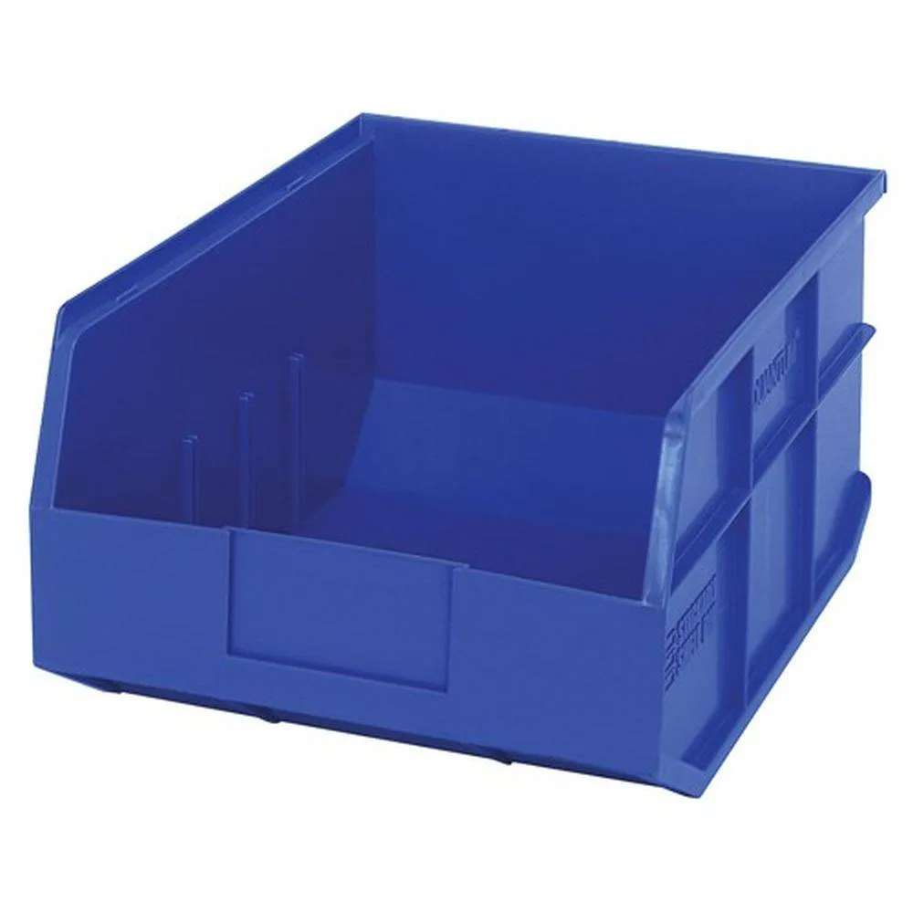 Stackable Shelf Bins 11"W x 14"L x 7"H (6 Pack)