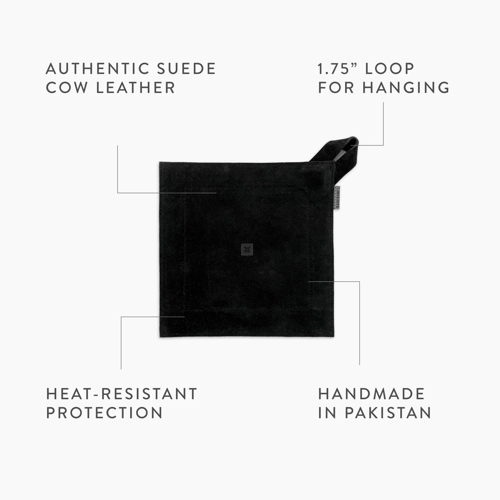 Suede Leather Hot Pad